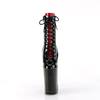 Pleaser - INFINITY1020FH Bottes de plateforme, Pole dance chaussures - Noir/Rouge Product image